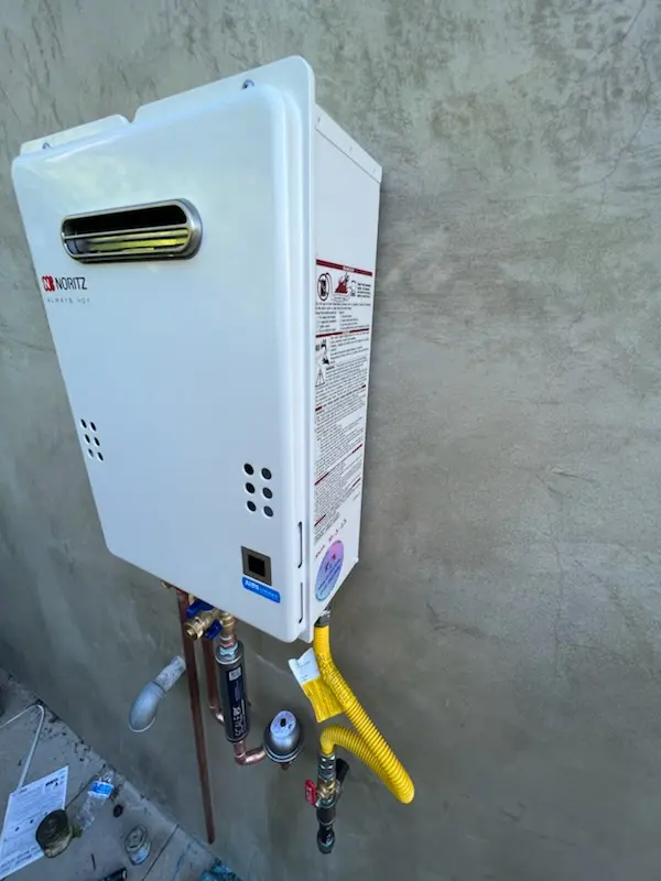 Tankless water heater installation for Saconesset Hills homes
